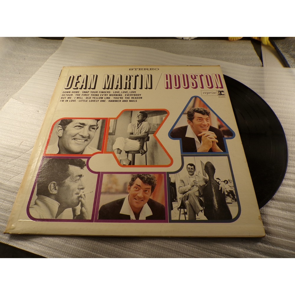 Dean Martin Houston Vinyl LP Record Album Reprise RS-6181 Stereo 1965 Vocal Pop